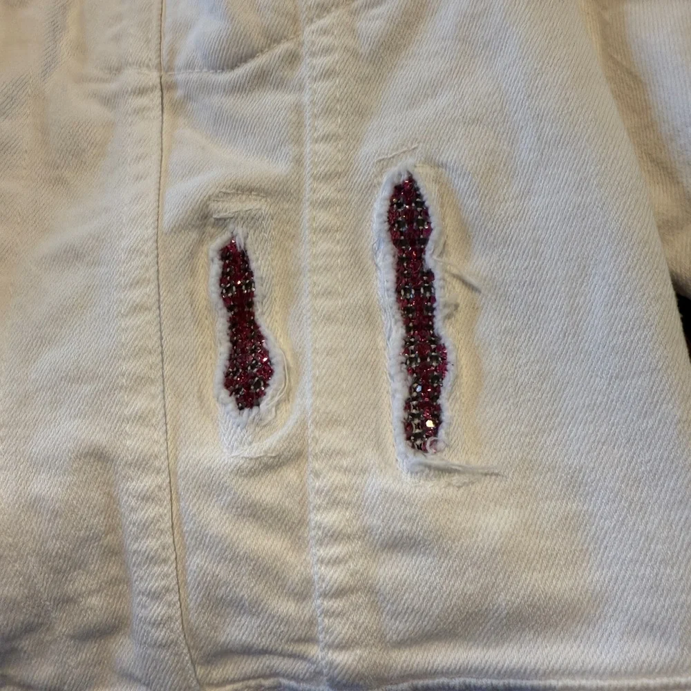✨Vintage✨Allen B. By Allen B. Schwartz rhinestone denim jacket., - Picture 5 of 10